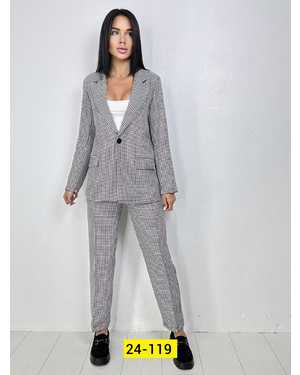 ЖЕНСКИЙ КОСТЮМ ДВОЙКА ТКАНЬ ТРИКОТАЖ