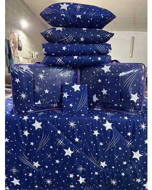 Комплект постельного белья с одеялом + 2шт подушки Ткань: Сатин-Хлопок(возможно замена на похожее)