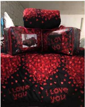 Комплект постельного белья с одеялом + 2шт подушки Ткань: Сатин-Хлопок(возможно замена на похожее)