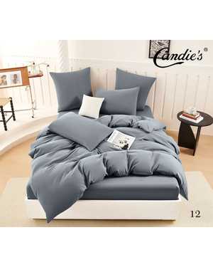 Комплект постельного белья Candies Barhat. Ткань: Бархатный Сатин Простыня на резинке по кругу(возможно замена на похожее)