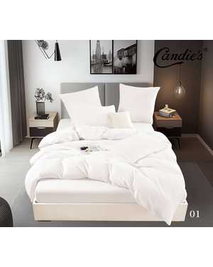 Комплект постельного белья Candies Barhat. Ткань: Бархатный Сатин Простыня на резинке по кругу(возможно замена на похожее)