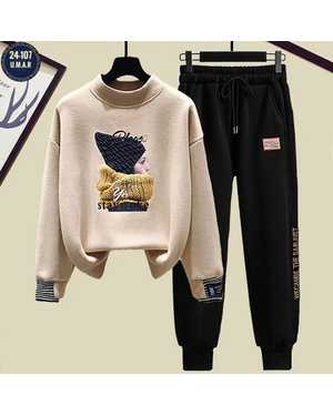 ЖЕНСКИЙ КОСТЮМ ДВОЙКА ТКАНЬ ФЛИС