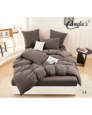 Комплект постельного белья Candies Barhat. Ткань: Бархатный Сатин Простыня на резинке по кругу(возможно замена на похожее)