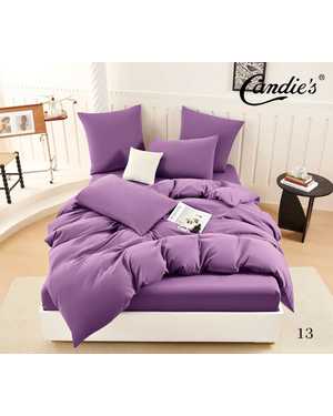 Комплект постельного белья Candies Barhat. Ткань: Бархатный Сатин Простыня на резинке по кругу(возможно замена на похожее)