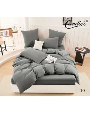 Комплект постельного белья Candies Barhat. Ткань: Бархатный Сатин Простыня на резинке по кругу(возможно замена на похожее)