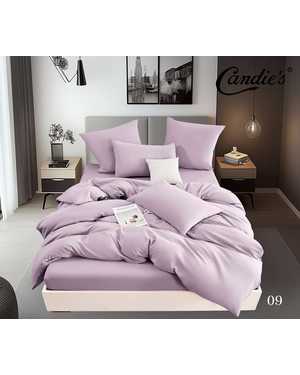 Комплект постельного белья Candies Barhat. Ткань: Бархатный Сатин Простыня на резинке по кругу(возможно замена на похожее)