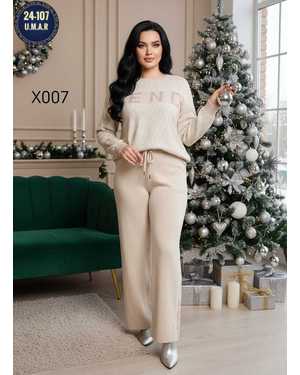 ЖЕНСКИЙ КОСТЮМ ДВОЙКА ТКАНЬ КАШЕМИР