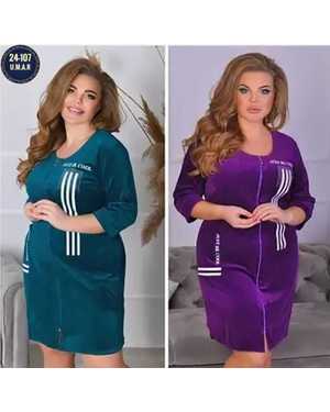 ХАЛАТ ТКАНЬ КОРОЛЕВСКИЙ ВЕЛЮР