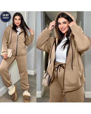 ЖЕНСКИЙ КОСТЮМ ДВОЙКА ТКАНЬ ФЛИС