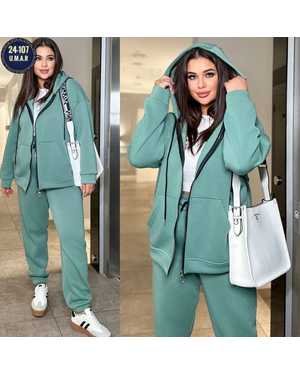 ЖЕНСКИЙ КОСТЮМ ДВОЙКА ТКАНЬ ФЛИС