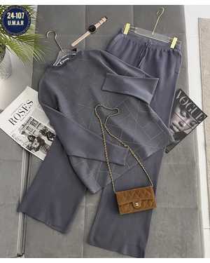 ЖЕНСКИЙ КОСТЮМ ДВОЙКА ТКАНЬ КАШЕМИР С СТРАЗАМИ