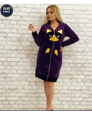 ХАЛАТ ТКАНЬ КОРОЛЕВСКИЙ ВЕЛЮР