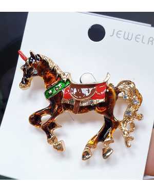 Брошка Лошадь Символ 2026года