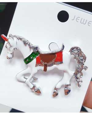 Брошка Лошадь Символ 2026года