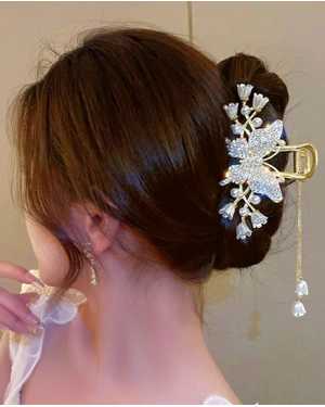 металлический краб для волос