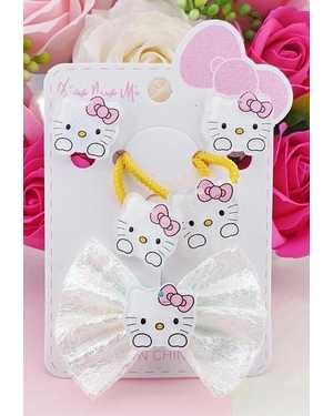 Детский набор Клипсы, заколка, 2 резинки