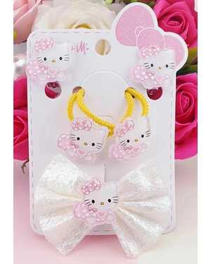 Детский набор Клипсы, заколка, 2 резинки