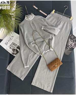 ЖЕНСКИЙ КОСТЮМ ДВОЙКА ТКАНЬ ТРИКОТАЖ