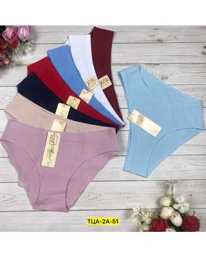 Женские трусики. В упаковке 6шт один размер разные цвета