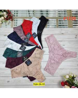 Женские трусики. В упаковке 6шт один размер разные цвета