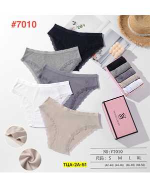 Женские трусики. В упаковке 5шт один размер разные цвета