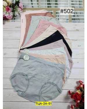 Женские трусики. В упаковке 10шт один размер разные цвета