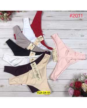 Женские трусики. В упаковке 6шт один размер разные цвета