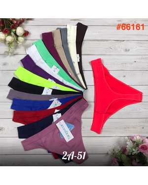 Женские трусики. В упаковке 10шт один размер разные цвета