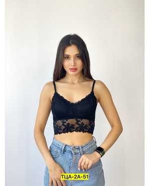 Женский топ с поролоном Состав: Кружевной и хлопок