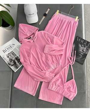 ЖЕНСКИЙ КОСТЮМ ТРОЙКА В РАЗМЕР ТКАНЬ БАМБУК