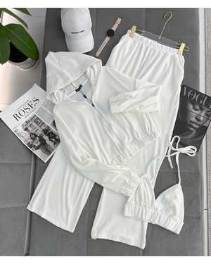 ЖЕНСКИЙ КОСТЮМ ТРОЙКА В РАЗМЕР ТКАНЬ БАМБУК