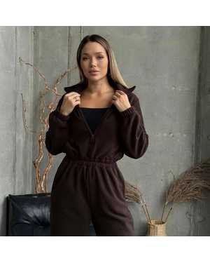 КОМБИНЕЗОН В РАЗМЕР ТКАНЬ ДВУХСТОРОНЫЙ ТЁПЛЫЙ ФЛИСС