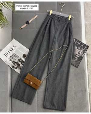 БРЮКИ В РАЗМЕР ТКАНЬ КАШЕМИР ЁЛКА