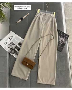 БРЮКИ В РАЗМЕР ТКАНЬ КАШЕМИР ЁЛКА