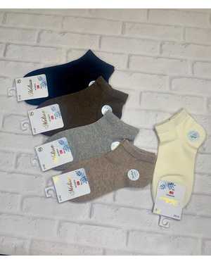 Женские тонкие носки Состав:Хлопок 90% Полиамид 5% Лайкра 5% УПАКОВКА 10ПАР Размер:37-41