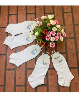 Женские носки Состав:Хлопок 90% Полиамид 5% Лайкра 5% УПАКОВКА 10ПАР Размер:37-41