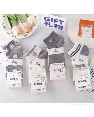 Женские носки Состав:Хлопок 90% Полиамид 5% Лайкра 5% УПАКОВКА 12ПАР Размер:37-41