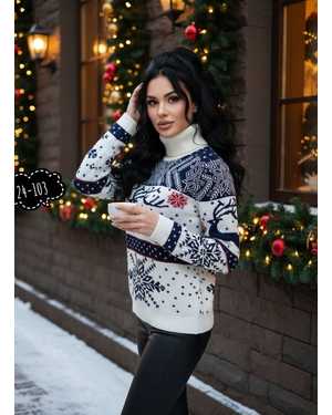 СВИТЕР ТКАНЬ ВЯЗАННЫЙ КАШЕМИР