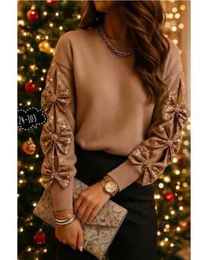 БЛУЗКА ТКАНЬ ТРИКОТАЖ С ПОЕТКАМИ