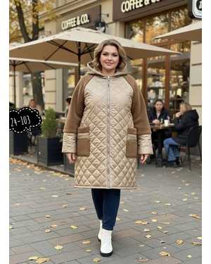 КУРТКА В РАЗМЕР ТКАНЬ СИНТЕПОН ТEПЛЫЙ