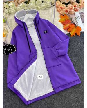 КАРДИГАН ТКАНЬ ФЛИС С МЕХОМ