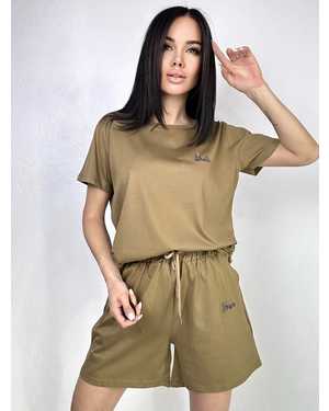 ЖЕНСКИЙ КОСТЮМ ДВОЙКА ТКАНЬ ХЛОПОК