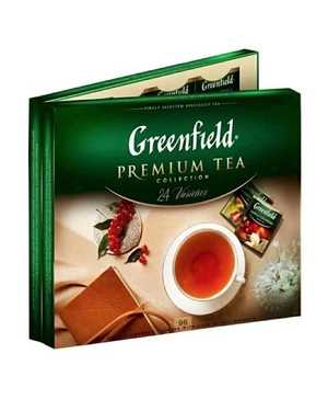 Greenfield: Подарочный набор чай Гринфилд из 24 сартов чая 96шт