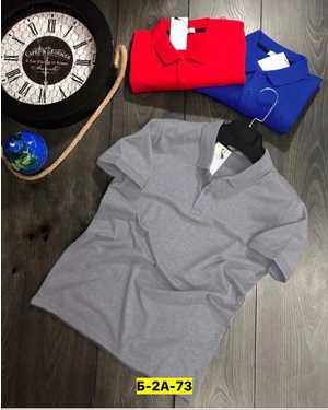 ФУТБОЛКА-ПОЛО ТКАНЬ ХЛОПОК