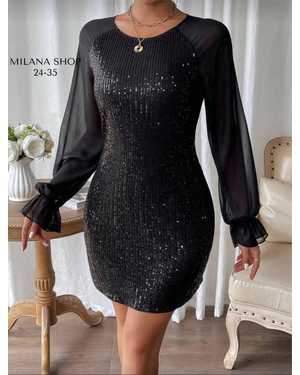 женское платье Ткань: Пайетками с подкладкой