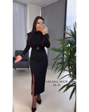 женское платье Ткань: креп (ремень в комплекте)