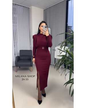 женское платье Ткань: креп (ремень в комплекте)