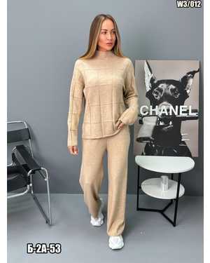 ЖЕНСКИЙ КОСТЮМ ДВОЙКА ТКАНЬ 70% WOOL; 30% POLYESTER