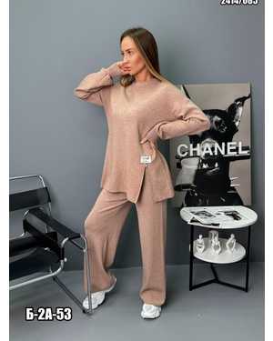 ЖЕНСКИЙ КОСТЮМ ТКАНЬ КОЖА