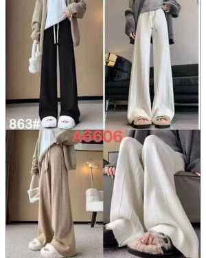 БРЮКИ ТКАНЬ ВЯЗАНЫЙ ЛАПША